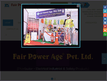 Tablet Screenshot of fairpowerage.com